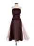 Dessy Collection 100% Polyester Brown Cocktail Dress Size 00 - photo 1