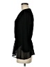 DKNY 100% Polyester Black 3/4 Sleeve Blouse Size M - photo 5