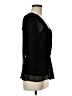 DKNY 100% Polyester Black 3/4 Sleeve Blouse Size M - photo 4