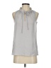 J.Crew Factory Store 100% Polyester Gray Sleeveless Blouse Size 00 - photo 1
