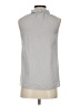 J.Crew Factory Store 100% Polyester Gray Sleeveless Blouse Size 00 - photo 2