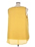 Torrid 100% Polyester Yellow Sleeveless Blouse Size 4X Plus (4) - photo 2