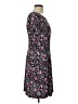 Connected Apparel Floral Black Casual Dress Size 10 (petite) - photo 4