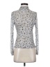Leyden Silver Long Sleeve Blouse Size XS - photo 1
