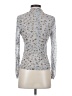 Leyden Silver Long Sleeve Blouse Size XS - photo 2