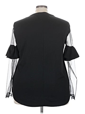 Janette Plus 3/4 Sleeve Blouse (view 2)