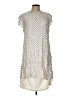 Old Navy 100% Polyester Polka Dots Ivory Casual Dress Size L - photo 1