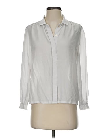 Everlane Long Sleeve Silk Top (view 1)