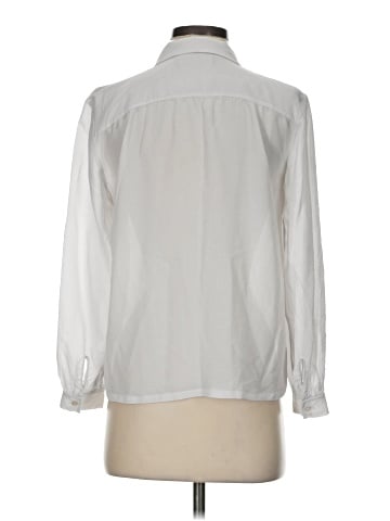 Everlane Long Sleeve Silk Top (view 2)