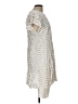 Old Navy 100% Polyester Polka Dots Ivory Casual Dress Size L - photo 4