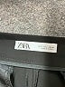 Zara Solid Black Shorts Size L - photo 3