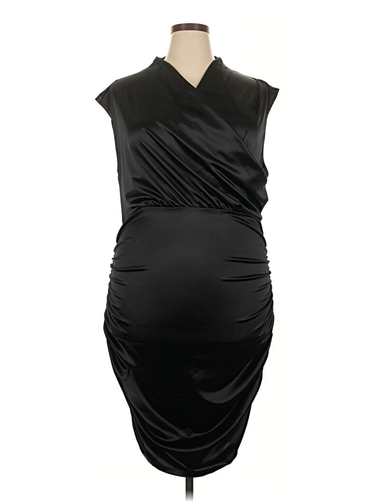 Pre-owned Shein Curve Cocktail Dress In Black