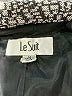 Le Suit Animal Print Silver Blazer Size 14 - photo 6