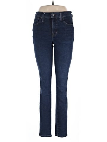 Madewell Tall 9" Mid-Rise Skinny Jeans in Orland Wash: TENCEL&trade; Denim Edition (view 1)