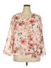 Marybelle 100% Polyester Pink 3/4 Sleeve Blouse Size 2X - photo 1