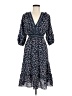 Max Studio Floral Blue Casual Dress Size M - photo 1