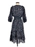 Max Studio Floral Blue Casual Dress Size M - photo 2
