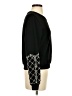 Express Solid Black Pullover Sweater Size S - photo 4