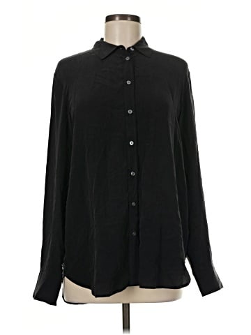 Everlane Long Sleeve Silk Top (view 1)