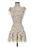 Wilfred 100% Polyester Polka Dots Ivory Cocktail Dress Size XS - photo 1