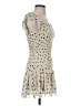 Wilfred 100% Polyester Polka Dots Ivory Cocktail Dress Size XS - photo 4