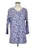 Assorted Brands Blue 3/4 Sleeve Blouse Size 2 - photo 1