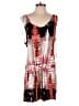 BCBGMAXAZRIA 100% Rayon Tropical Red Romper Size M (estimated) - photo 1