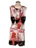 BCBGMAXAZRIA 100% Rayon Tropical Red Romper Size M (estimated) - photo 2