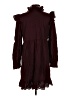Gap 100% Polyester Burgundy Casual Dress Size S - photo 2