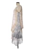 Tribal Tie-dye Multi Color White Casual Dress Size L - photo 5