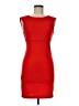 Aqua Solid Red Cocktail Dress Size M - photo 1