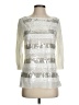 White House Black Market 100% Rayon Silver Pullover Sweater Size S - photo 1