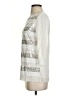 White House Black Market 100% Rayon Silver Pullover Sweater Size S - photo 5