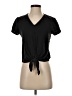 TeXTURE & THREAD Madewell Black Short Sleeve Top Size S - photo 1