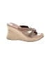Candie's 100% Leather Tan Wedges Size 7 - photo 1