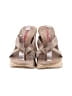 Candie's 100% Leather Tan Wedges Size 7 - photo 2