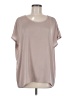 Barefoot Dreams 100% Polyester Tan Short Sleeve Blouse Size M - photo 1