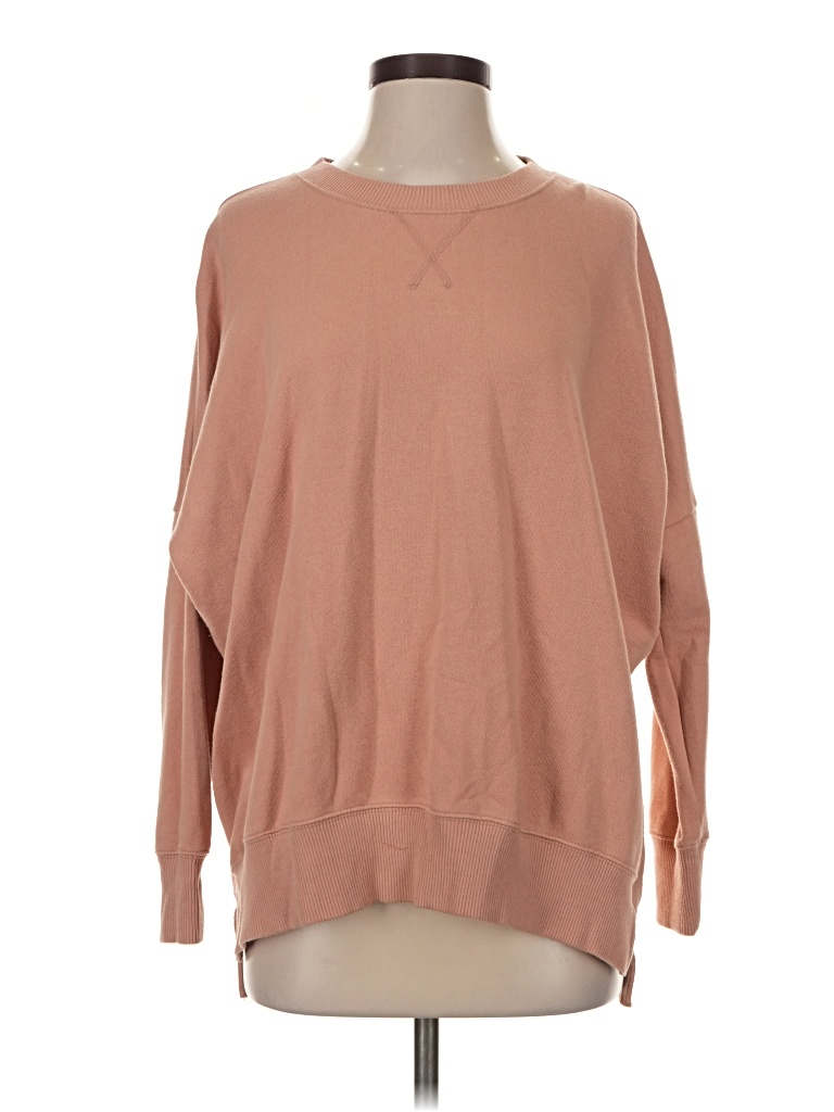 Pre-owned Aerie Pullover Sweater In Tan