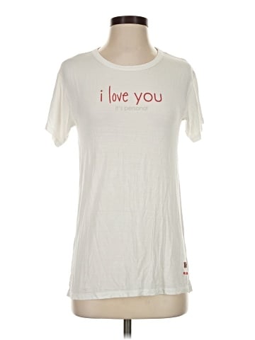 Peace Love World Short Sleeve T-Shirt (view 1)