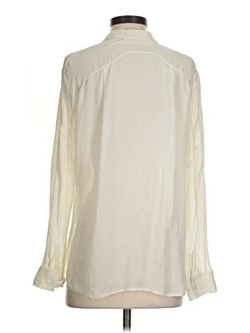 Vince. Long Sleeve Silk Top (view 2)
