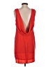 BCBGMAXAZRIA Solid Red Casual Dress Size 4 - photo 2