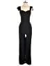 Crystal Sky Solid Black Jumpsuit Size S - photo 1