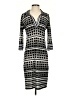 Mlle Gabrielle Graphic Black Casual Dress Size S - photo 1