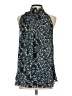 Max Edition 100% Polyester Blue Sleeveless Blouse Size S - photo 2