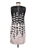 Parker 100% Polyester Graphic Gray Cocktail Dress Size 4 - photo 2