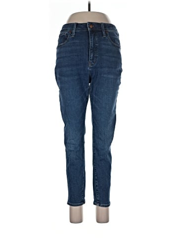 Madewell Petite Curvy High-Rise Skinny Jeans in Wendover Wash: TENCEL&trade; Denim Edition (view 1)