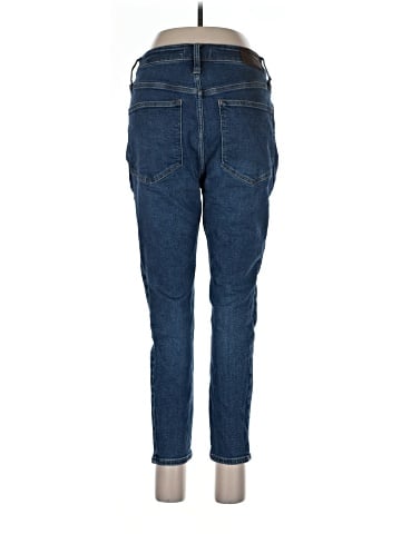 Madewell Petite Curvy High-Rise Skinny Jeans in Wendover Wash: TENCEL&trade; Denim Edition (view 2)