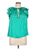 Karina Grimaldi Green Blouse Size L - photo 1