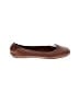 Quince 100% Leather Brown Flats Size 8 - photo 1