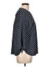 MICHAEL Michael Kors Polka Dots Blue 3/4 Sleeve Blouse Size L - photo 4